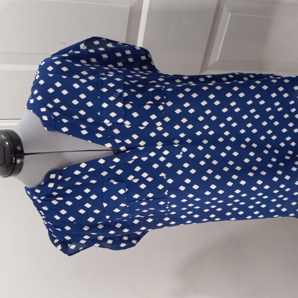 INC V-Neck Diamond Shape Top